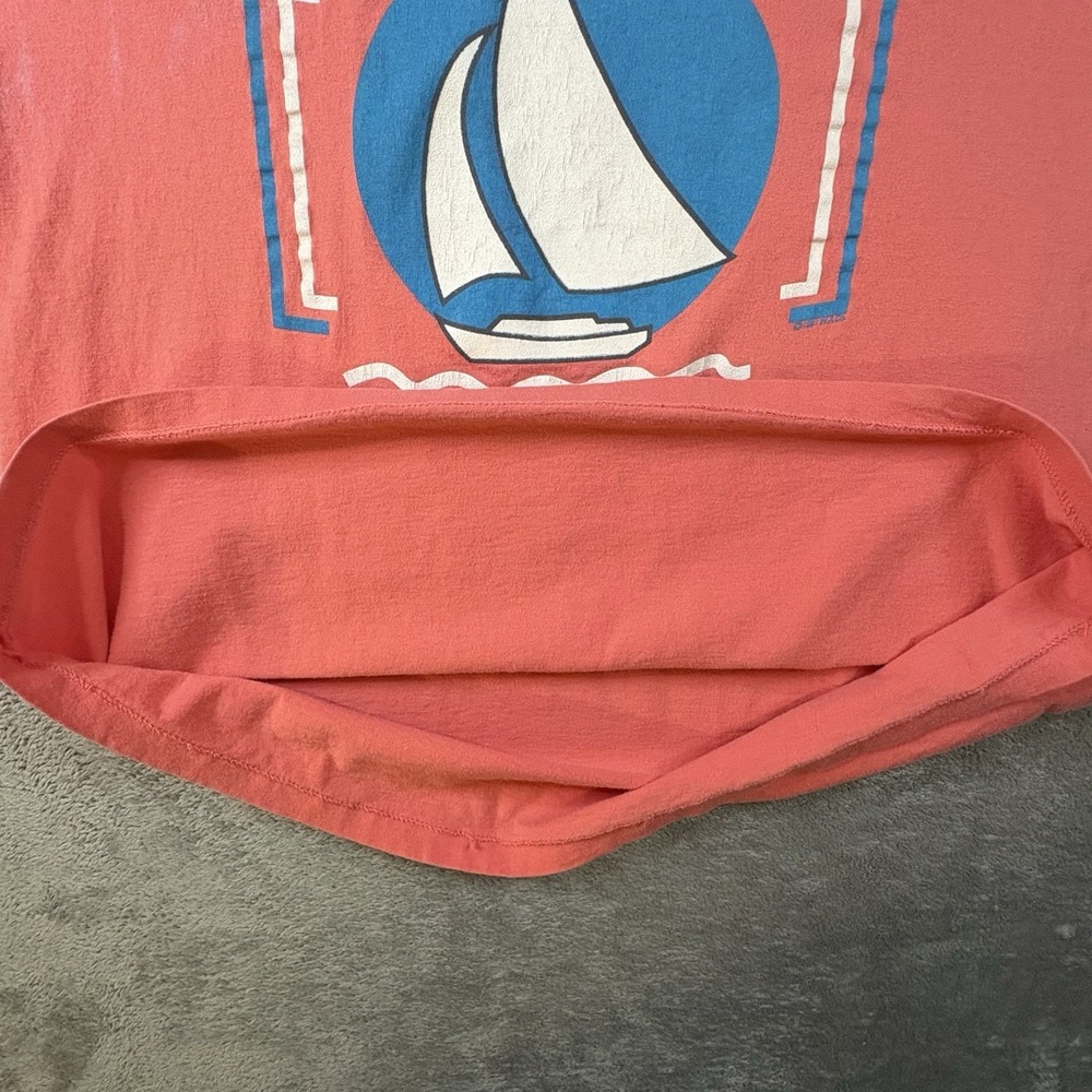 VTG Signal Sports Men's XL Pink Branson Missouri Sailboat Graphic T SEE DESCRIPT - Picture 6 of 12